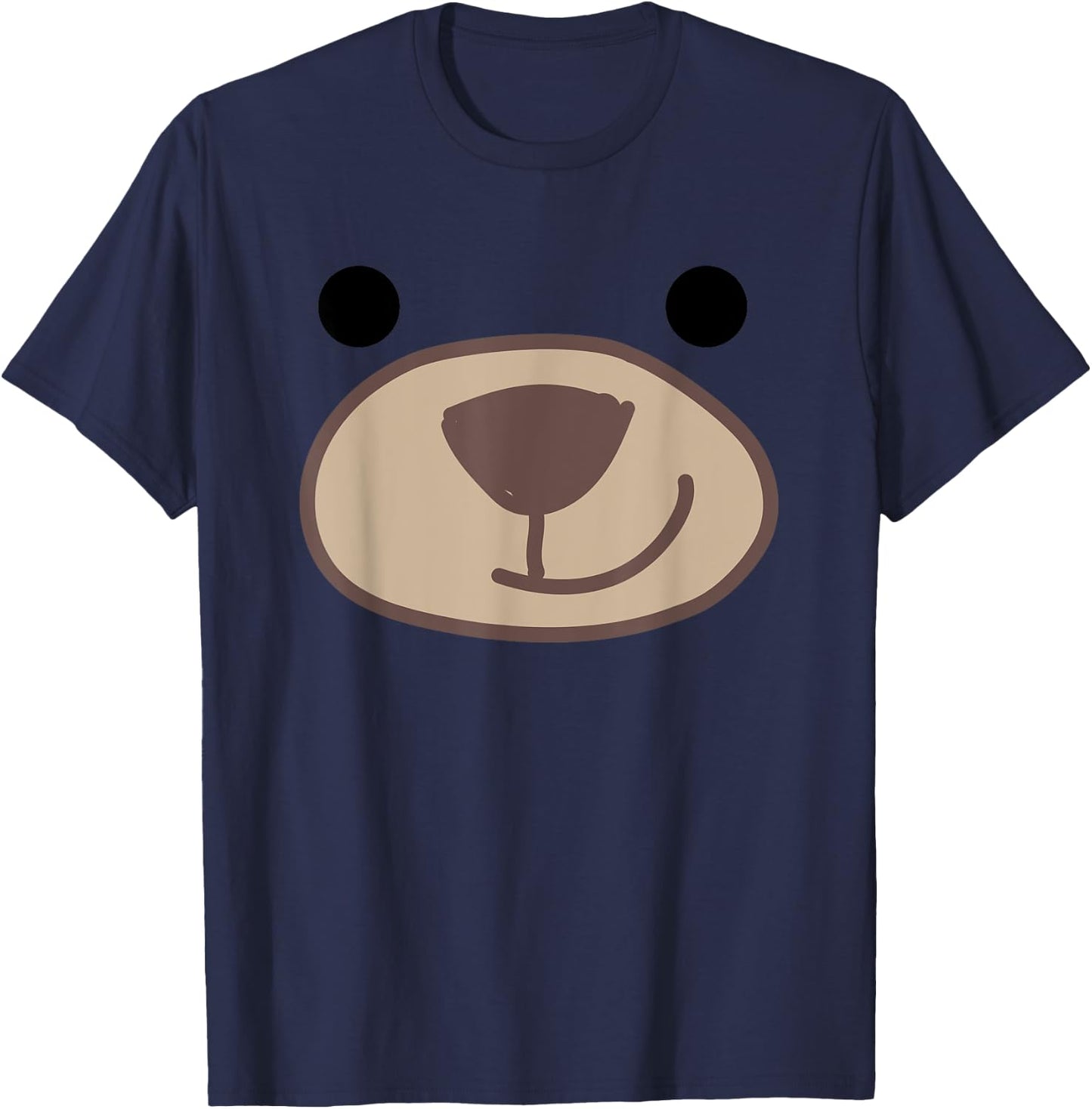 Halloween Cute Grizzly Bear Animal Costume T-Shirt - T-Shirt | Navy