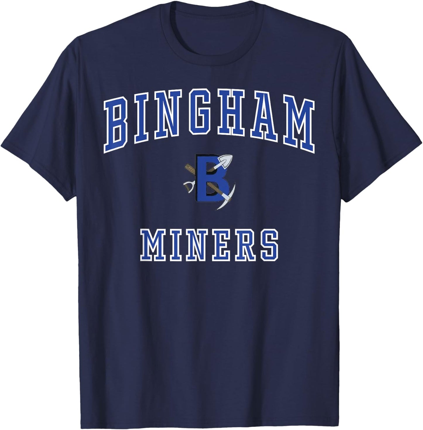 Bingham High School Miners C1 T-Shirt - T-Shirt | Navy