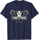 Funny Panda Power Shirt Workout Gift Panda Gym T-Shirt - T-Shirt | Navy