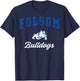 Folsom High School Bulldogs C3 T-Shirt - T-Shirt | Navy