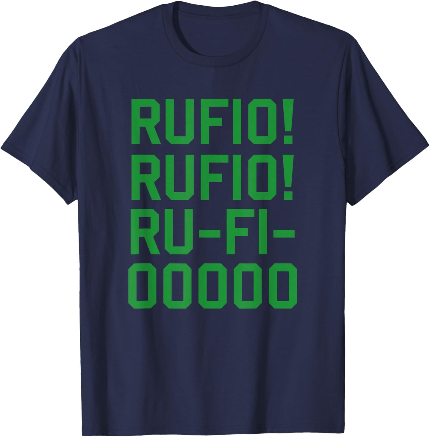 Rufio Ru Fi Ooooo T-Shirt - T-Shirt | Navy