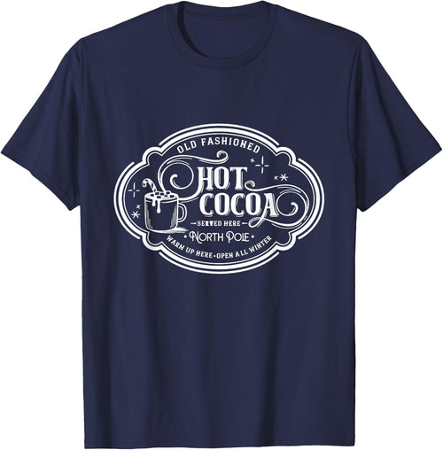 Retro North Pole Old Fashioned Hot Cocoa Coffee Lovers Xmas
