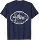 Retro North Pole Old Fashioned Hot Cocoa Coffee Lovers Xmas T-Shirt - T-Shirt | Navy