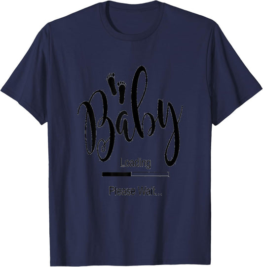 BABY LOADING please wait FOR pregnancy WOMEN T-Shirt - T-Shirt | Navy