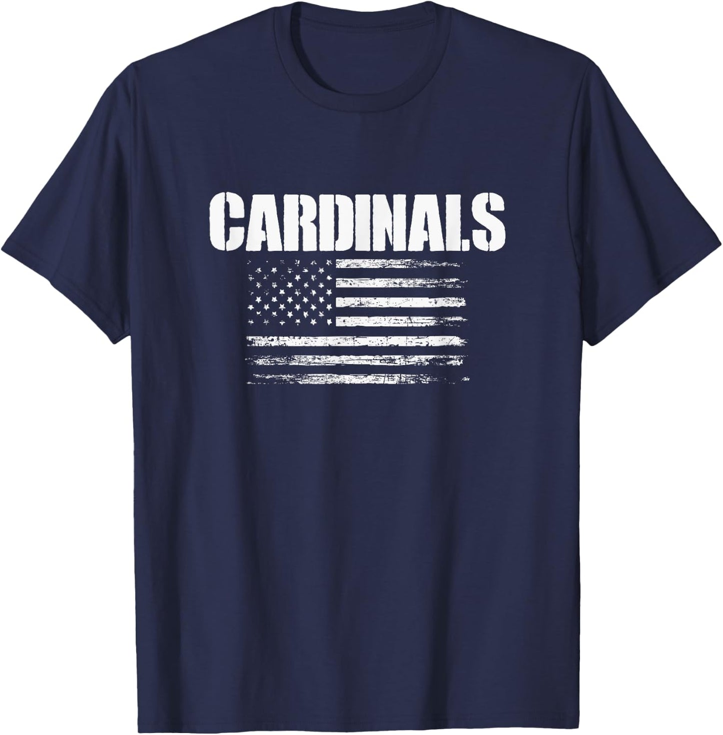 Bloomingdale Cardinals USA Flag Pride T-Shirt - T-Shirt | Navy