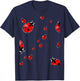 Ladybird Cute Ladybugs Bugs Lover Gift T-Shirt - T-Shirt | Navy