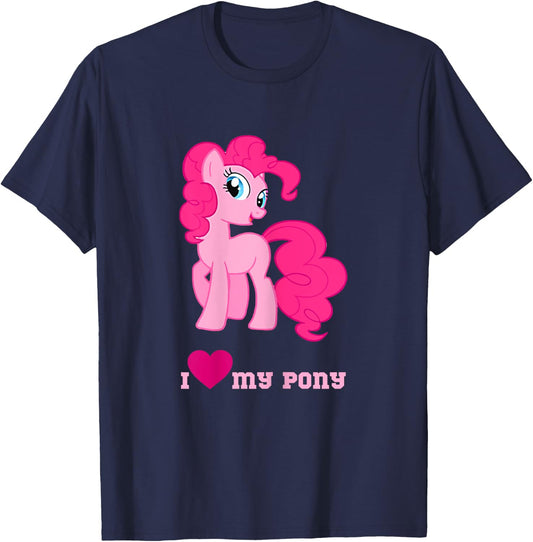 I love my cute little pony Fantasy pet T-Shirt - T-Shirt | Navy