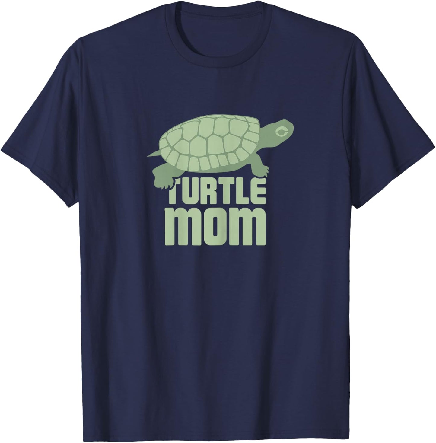 Pet Turtle / Cool Turtle Lover Reptile Gift - Mom T-Shirt - T-Shirt | Navy