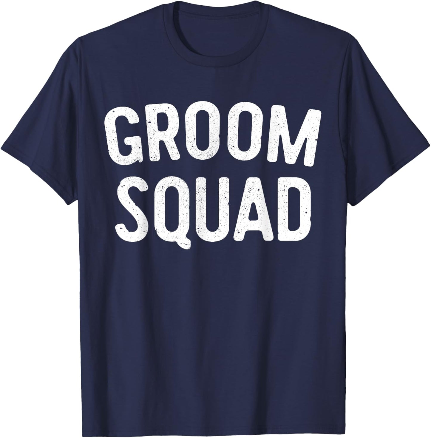 Groom Squad Shirt Funny Men Bachelor Party Drinking T-Shirt - T-Shirt | Navy