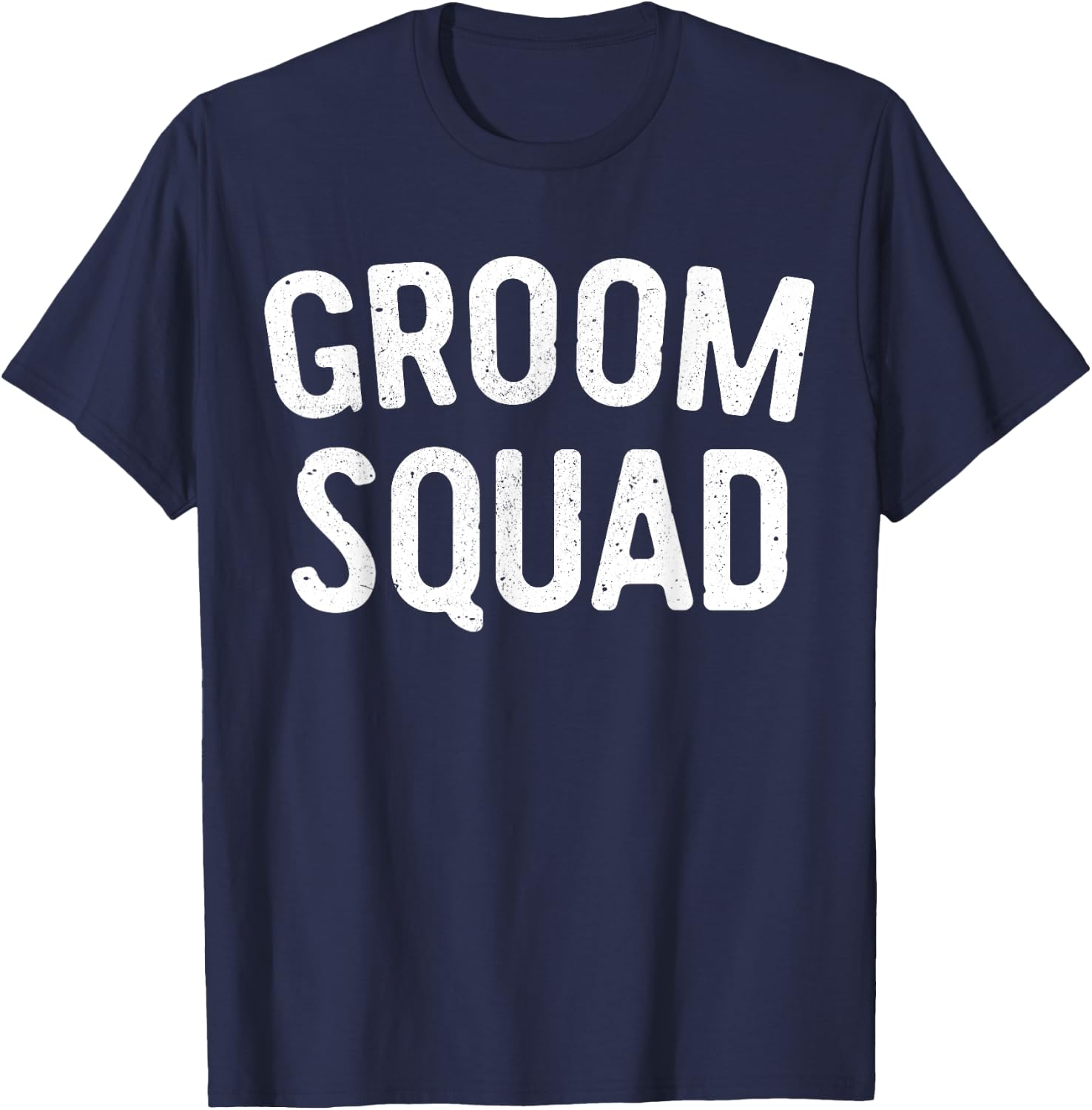 Groom Squad Shirt Funny Men Bachelor Party Drinking T-Shirt - T-Shirt | Navy