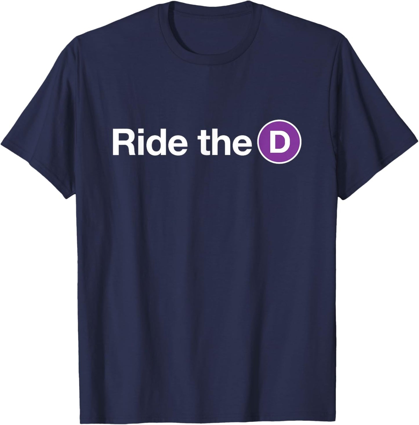 Ride the D Metro T-Shirt - T-Shirt | Navy