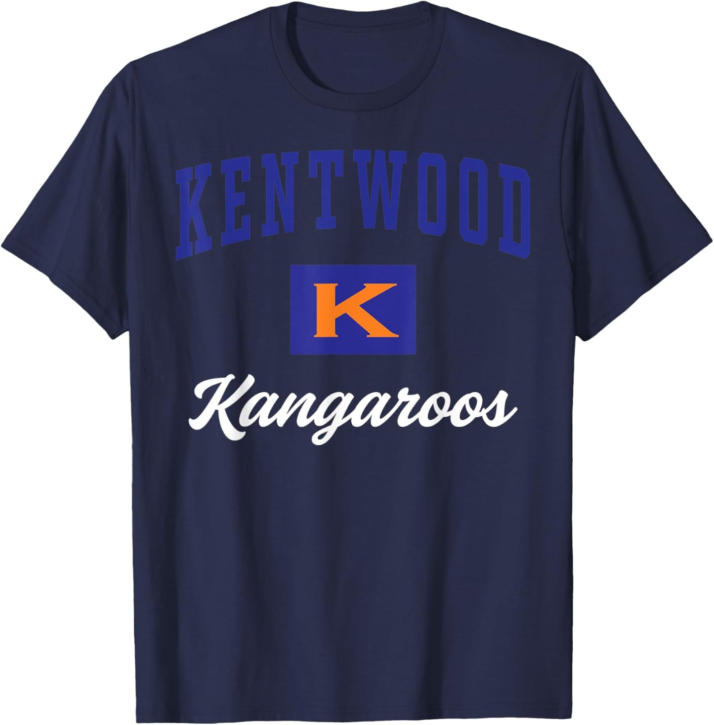 Kentwood High School Kangaroos C3 T-Shirt - T-Shirt | Navy