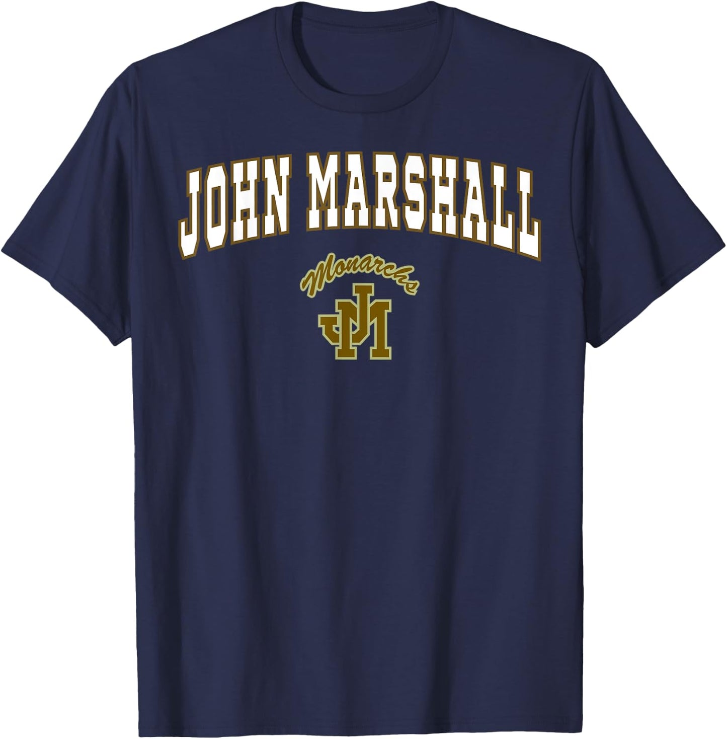 John Marshall High School Monarchs C2 T-Shirt - T-Shirt | Navy