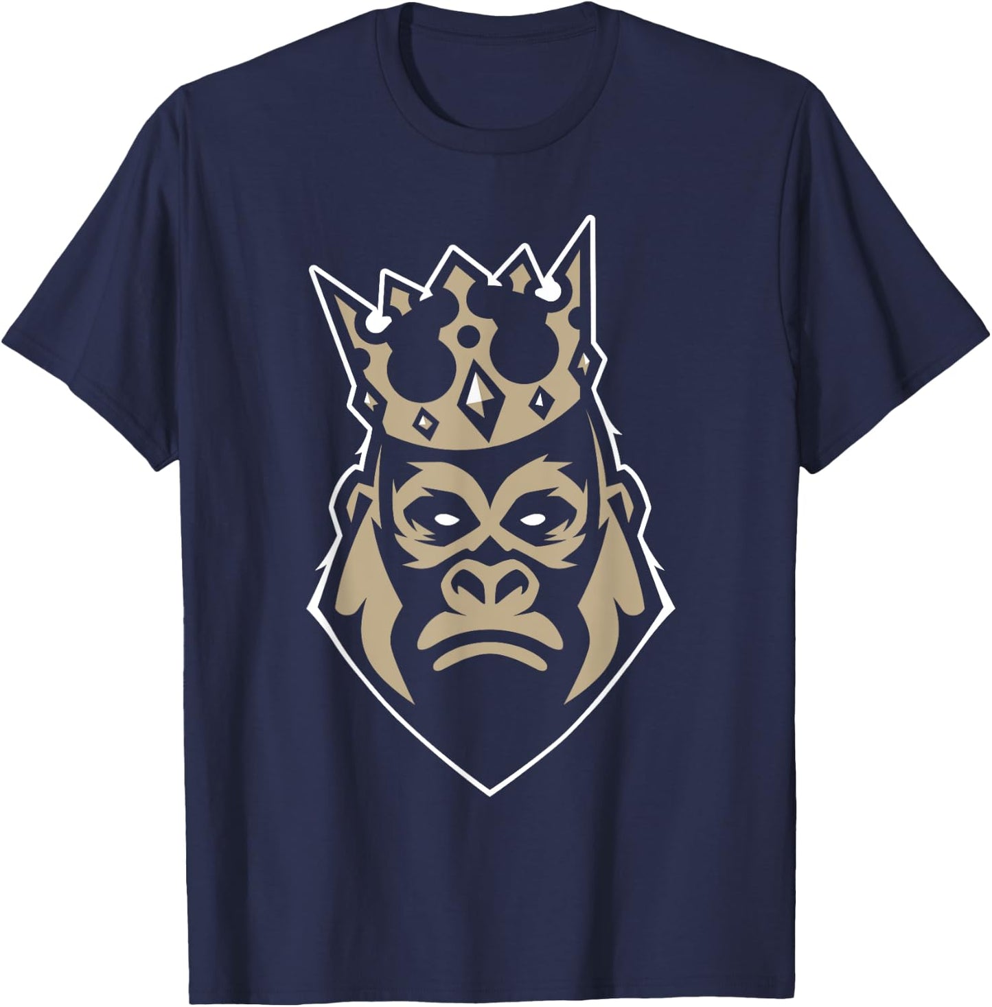 King Gorilla King Silver Back Monkey Gift T-Shirt - T-Shirt | Navy