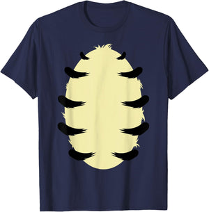 Funny Halloween Tiger Belly Tiger Costume Group Matching T-Shirt - T-Shirt | Navy