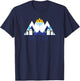 Cartoon Network Adventure Time Ice King Geo , Boys, -Adults, -Kids, Short Sleeve, Blue, Small T-Shirt - T-Shirt | Navy