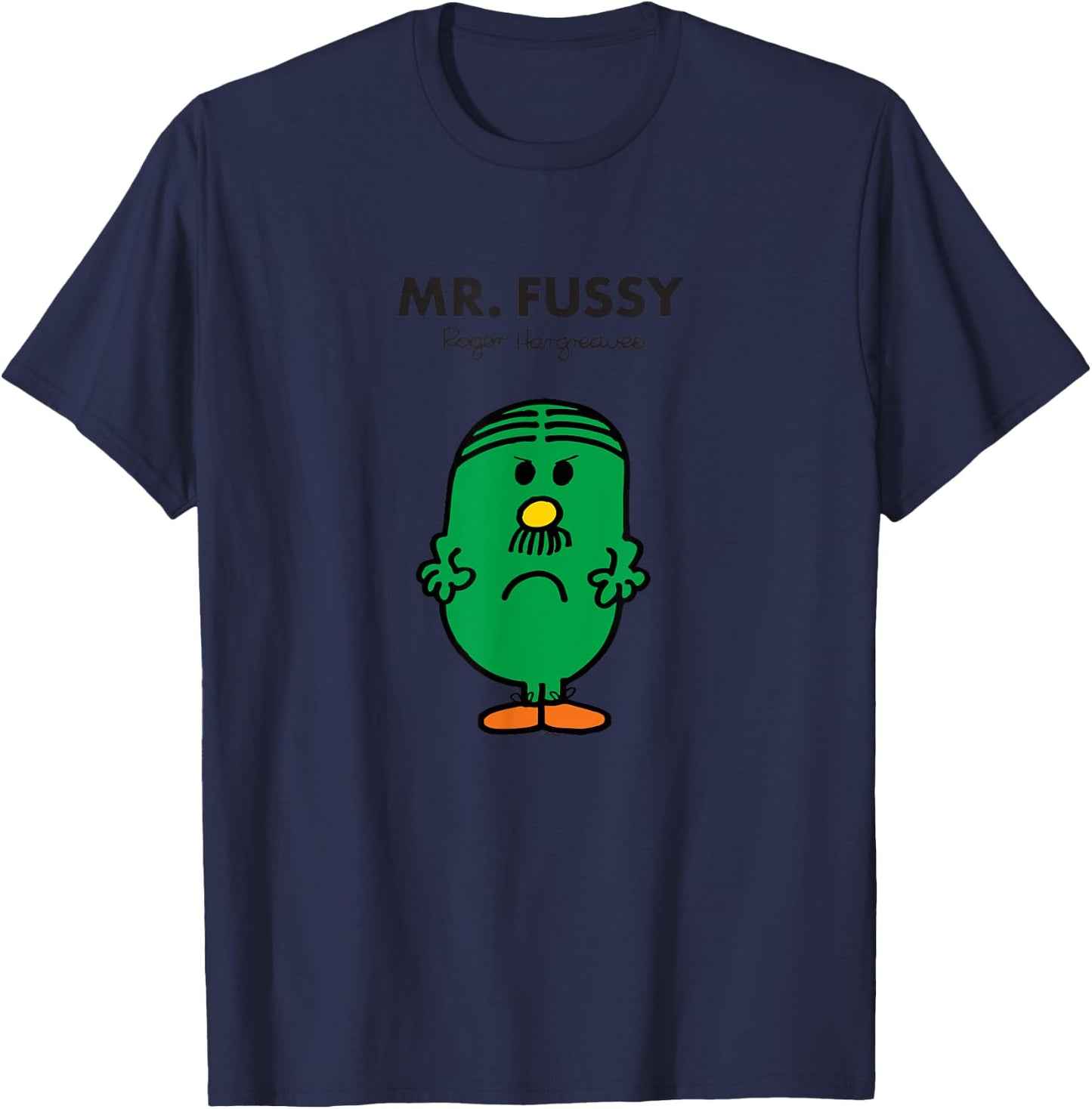 Mr. Men Mr. Fussy T-Shirt - T-Shirt | Navy