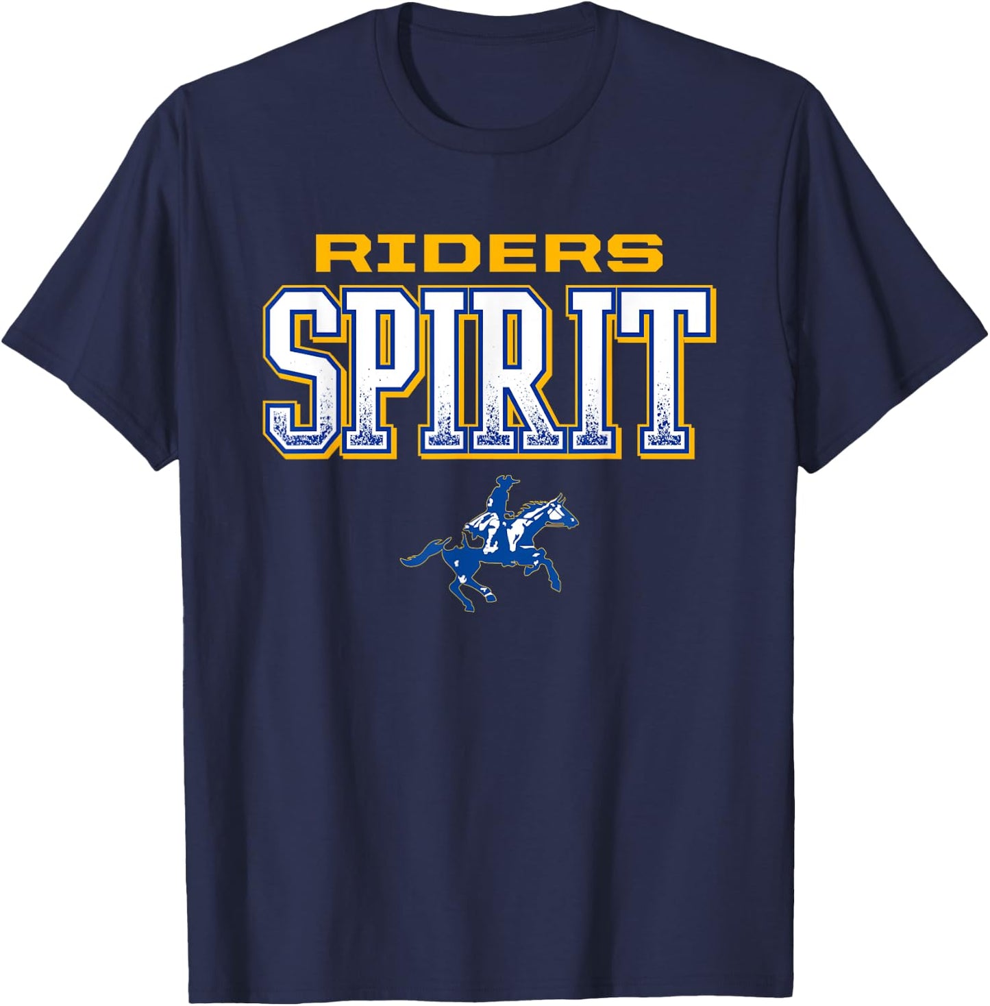 Caesar Rodney Riders Logo Spirit HS T-Shirt - T-Shirt | Navy