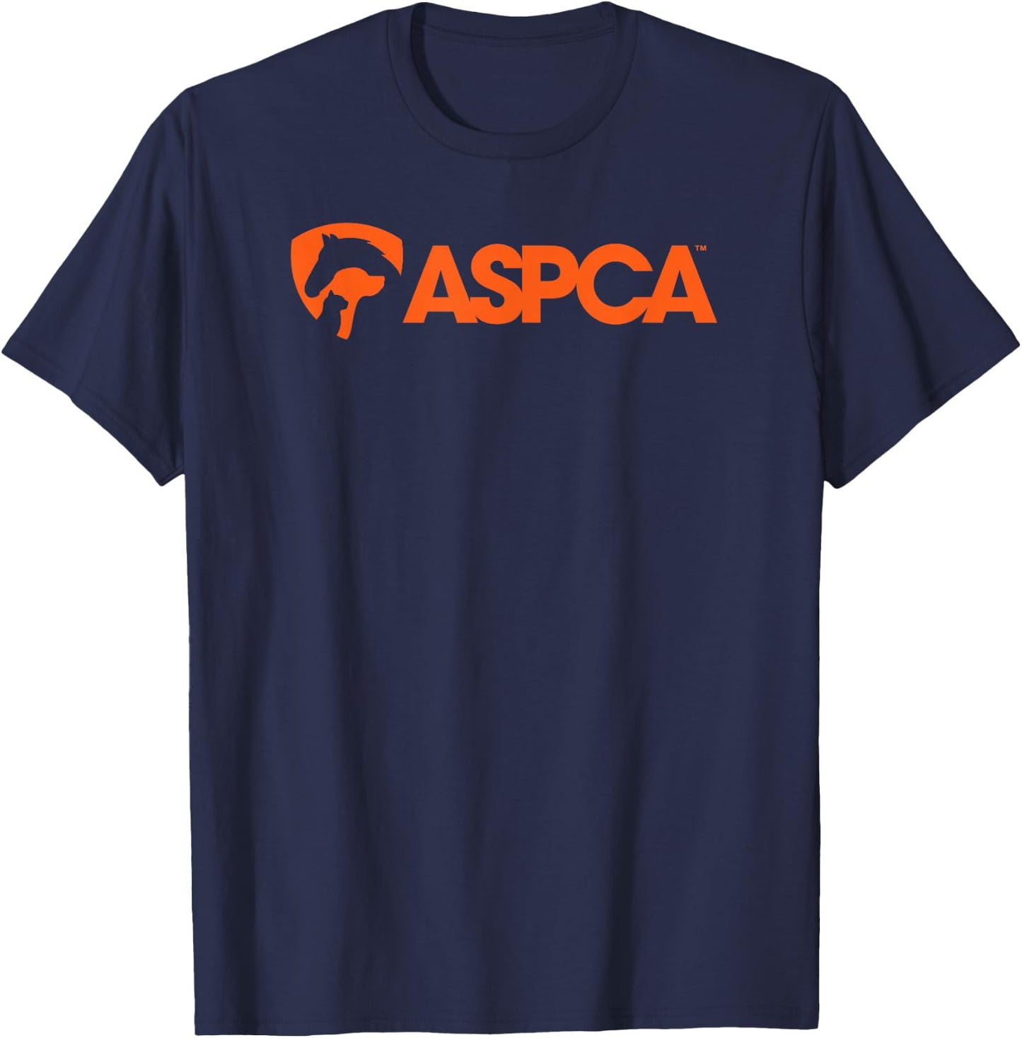 ASPCA -Adult Black Cotton Blend Classic Fit with ASPCA Logo T-Shirt - T-Shirt | Navy