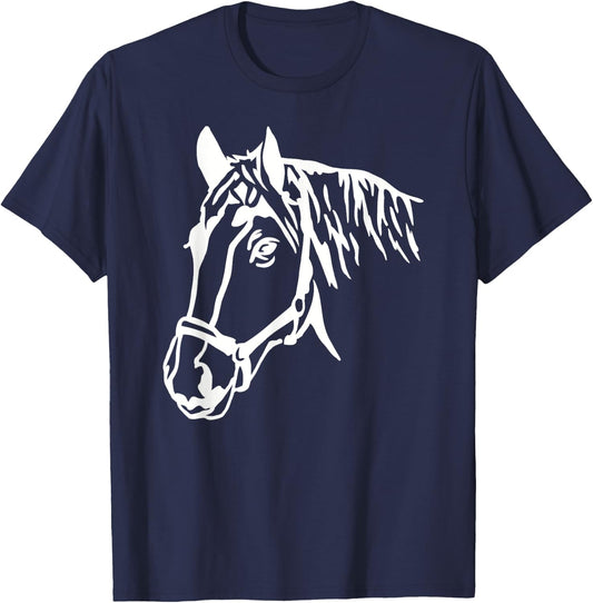 Horse head T-Shirt - T-Shirt | Navy