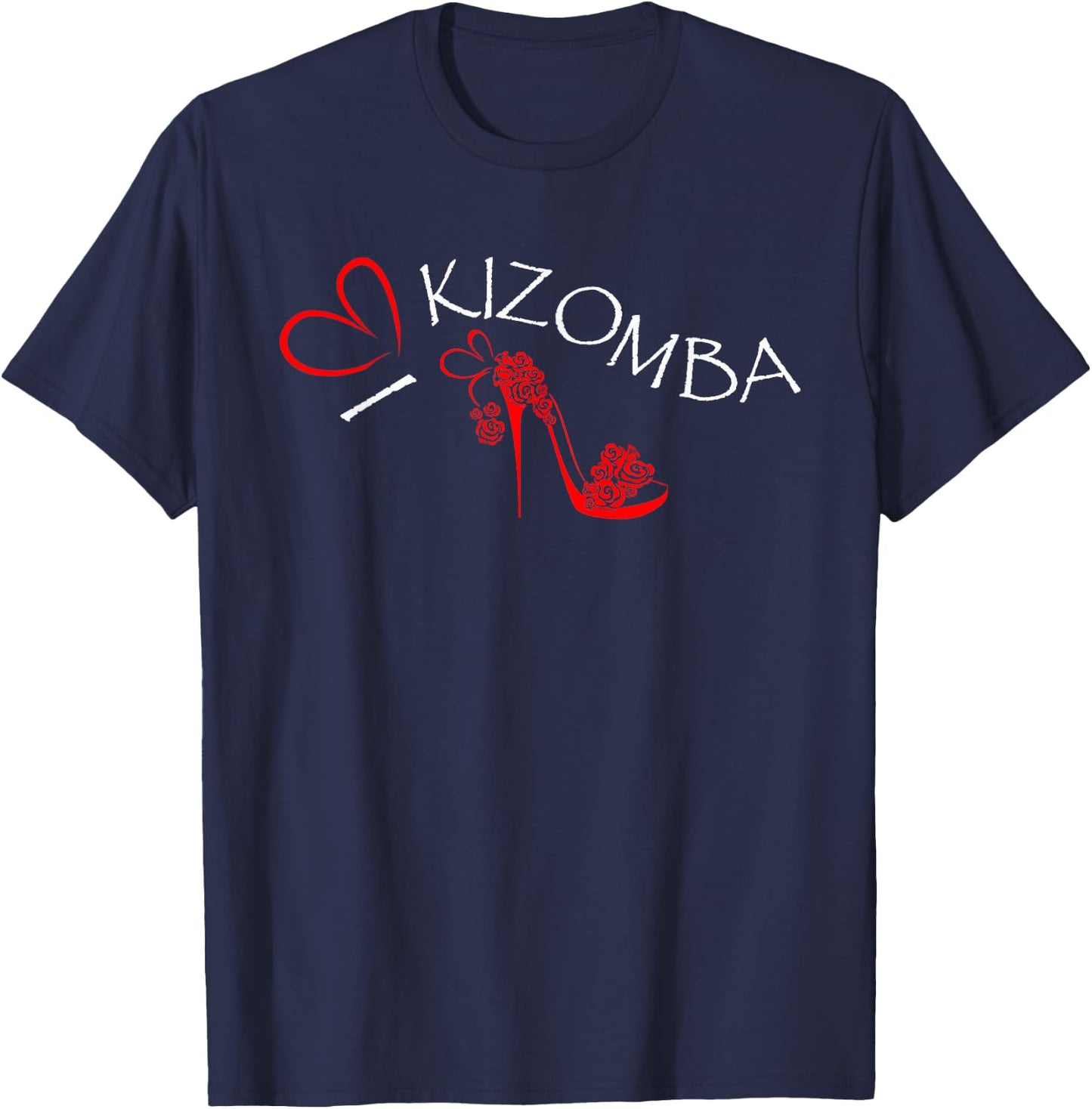 I Love Kizomba - Dance Shirts - Dark T-Shirt - T-Shirt | Navy