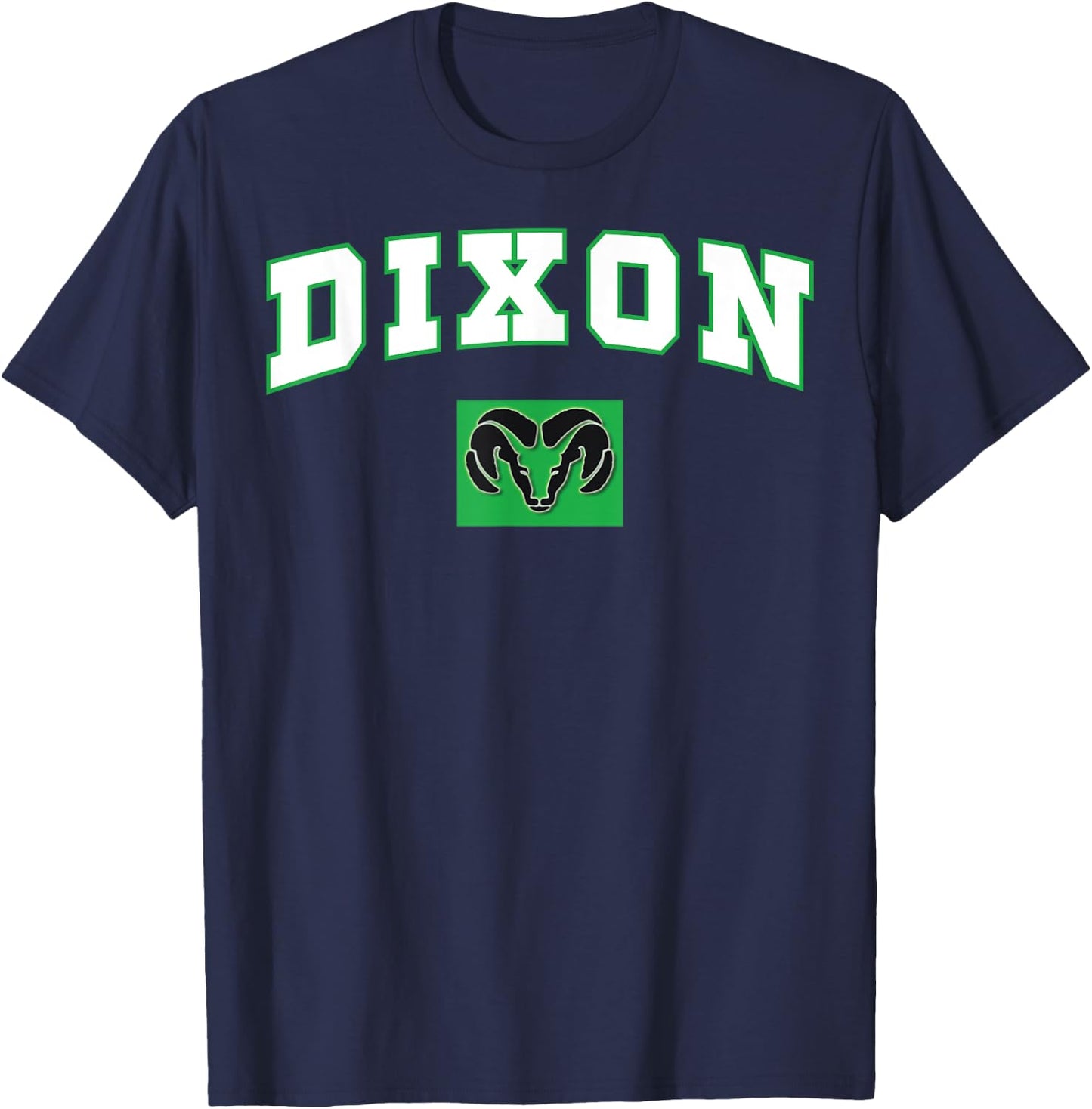 Dixon High School Rams C2 T-Shirt - T-Shirt | Navy