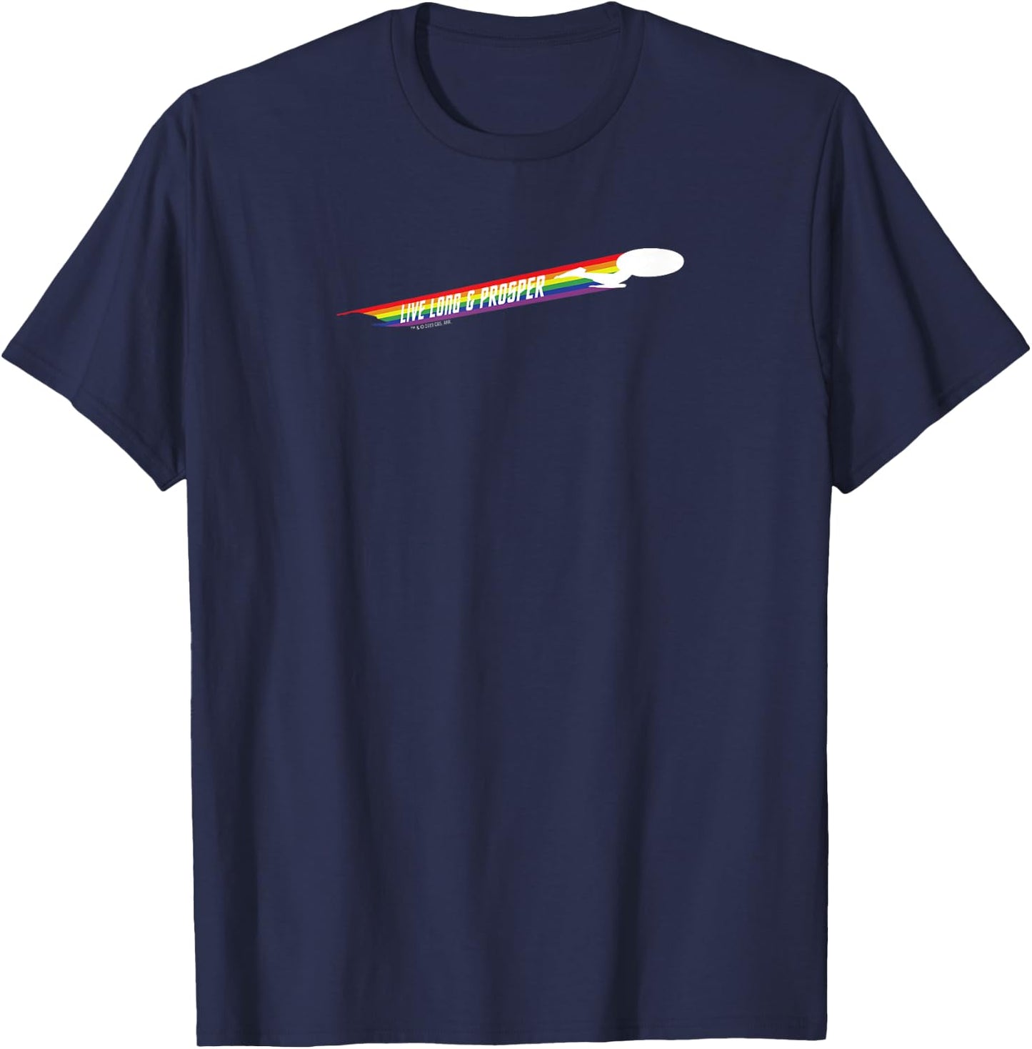 Star Trek: Discovery Live Long Pride T-Shirt - T-Shirt | Navy