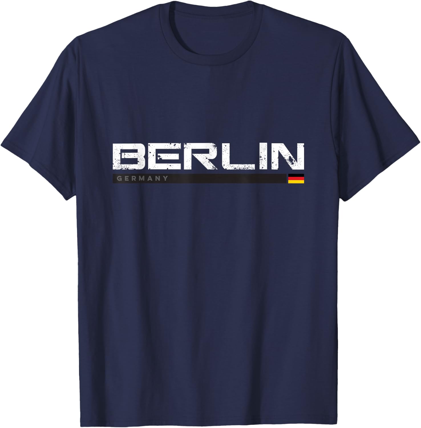 Berlin Germany Vintage Retro T-Shirt - T-Shirt | Navy