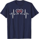Echo Tech Echocardiographer RDCS Cardiac Sonographer T Shirt T-Shirt - T-Shirt | Navy