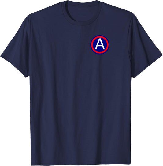3rd Army Shirt - Third Army Shirt - ARCENT Shirt T-Shirt - T-Shirt | Navy