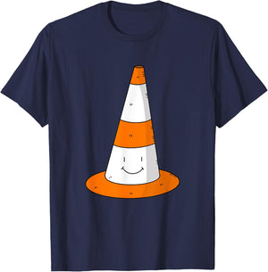 Traffic Cone Costume Adult Easy Halloween Costumes Group T-Shirt - T-Shirt | Navy
