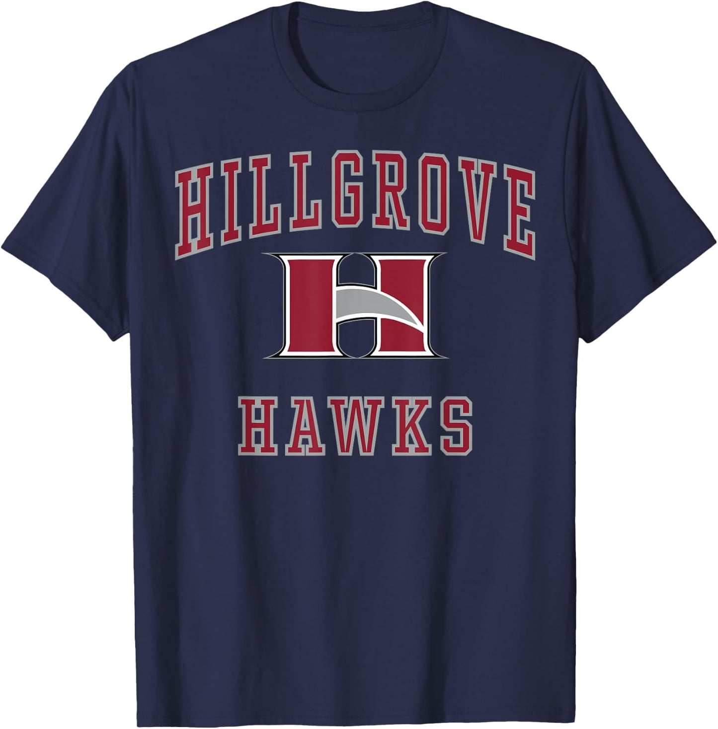 Hillgrove High School Hawks C1 T-Shirt - T-Shirt | Navy