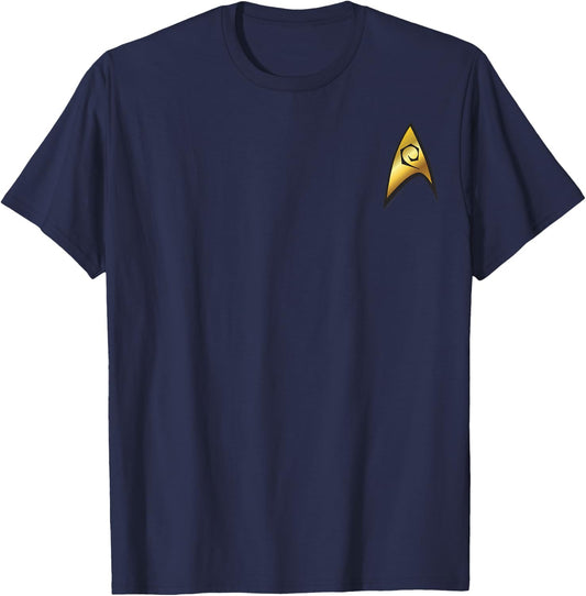 Star Trek Original Series Engineering Badge T-Shirt - T-Shirt | Navy