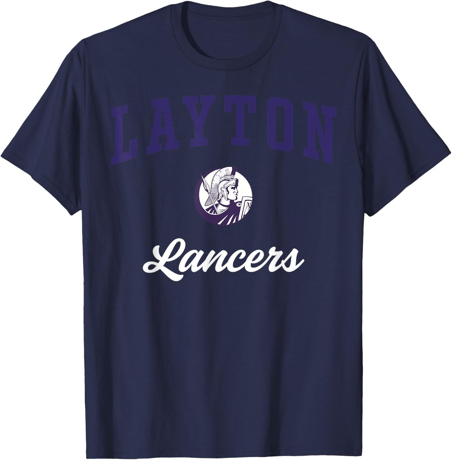 Layton High School Lancers C3 T-Shirt - T-Shirt | Navy
