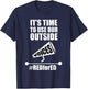 Outside Voices | Red For Ed Teachers Strike Educator Men Women T-Shirt - T-Shirt | Navy