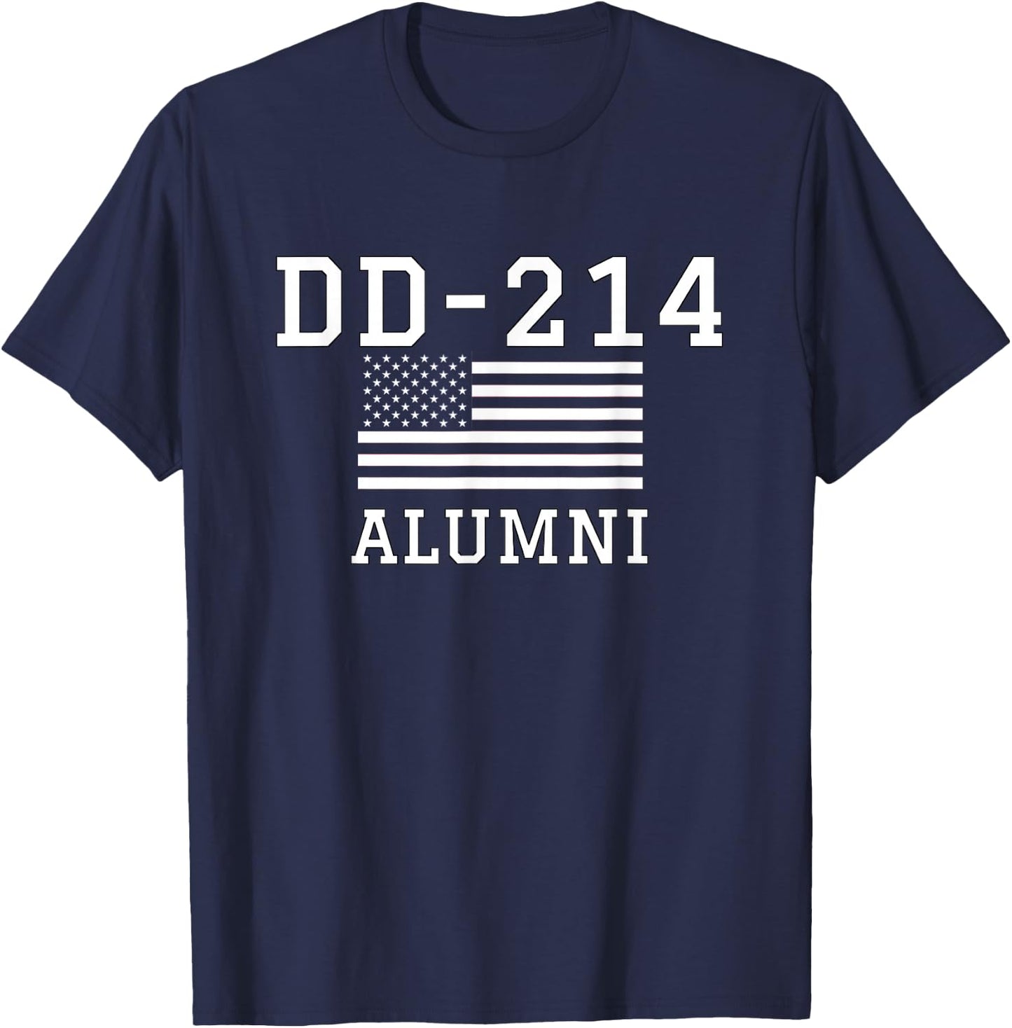 Patriotic DD-214 Alumni T-Shirt - T-Shirt | Navy