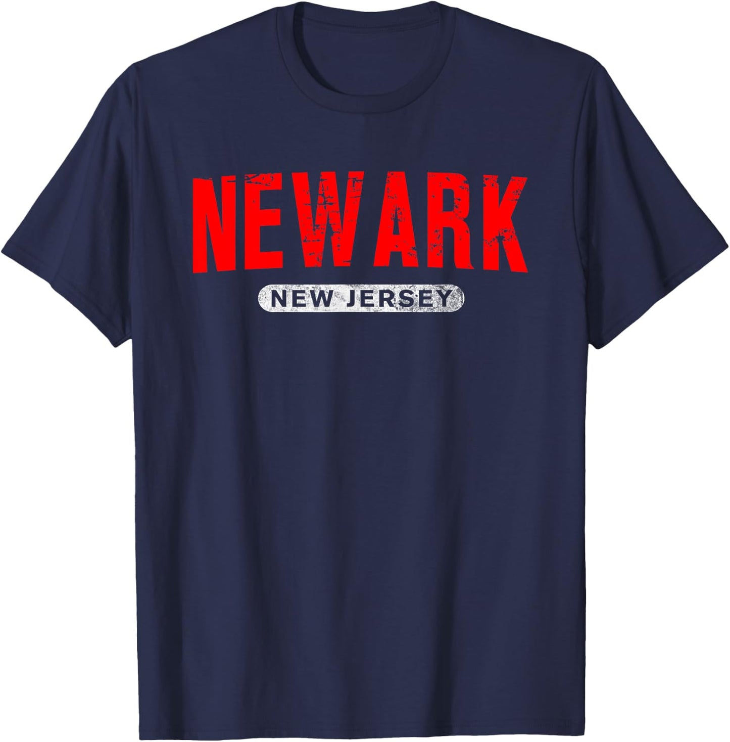 NEWARK NJ NEW JERSEY Funny USA City Roots Vintage Gift T-Shirt - T-Shirt | Navy