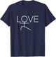 Yoga Gifts for Yoga Instructor Women Girl Love Yoga Themed T-Shirt - T-Shirt | Navy