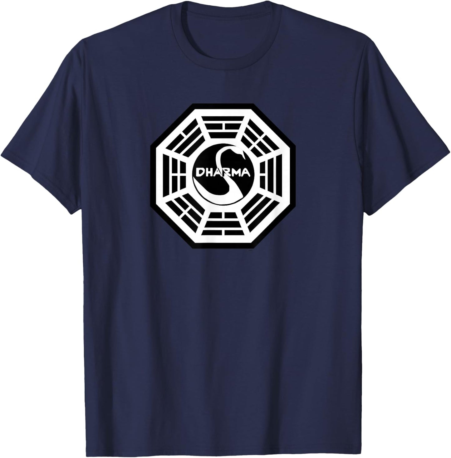 Lost The Swan Logo T-Shirt - T-Shirt | Navy