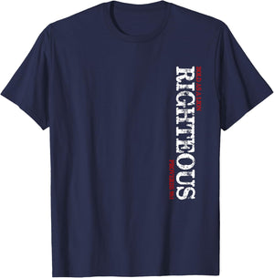 Bold as a Lion Righteous Faith T-Shirt - T-Shirt | Navy