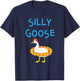 Silly Goose Funny Halloween Sunglasses & Floatie T-Shirt - T-Shirt | Navy