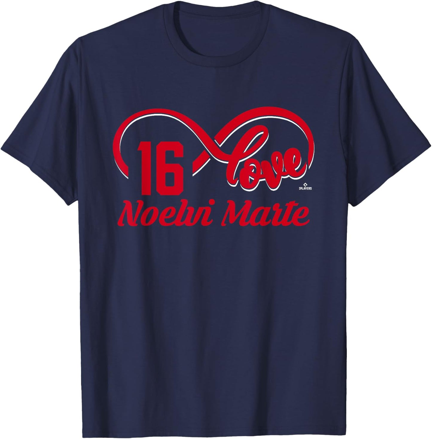 Infinite Love Noelvi Marte Cincinnati Baseball MLBPA T-Shirt - T-Shirt | Navy