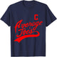 Average Joes Captain - Movie Globe Gym T-Shirt - T-Shirt | Navy