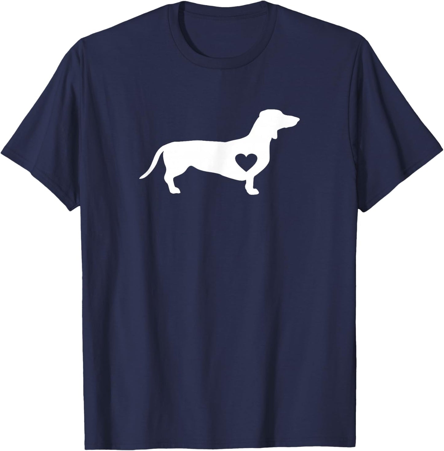 Dachshund Love Doxie Wiener Dog & Puppy T-Shirt - T-Shirt | Navy