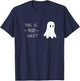 Funny Halloween ghost This is Boo Sheet T-Shirt - T-Shirt | Navy