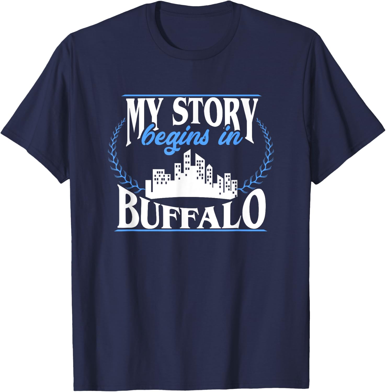 Born in Buffalo T-Shirt - T-Shirt | Navy