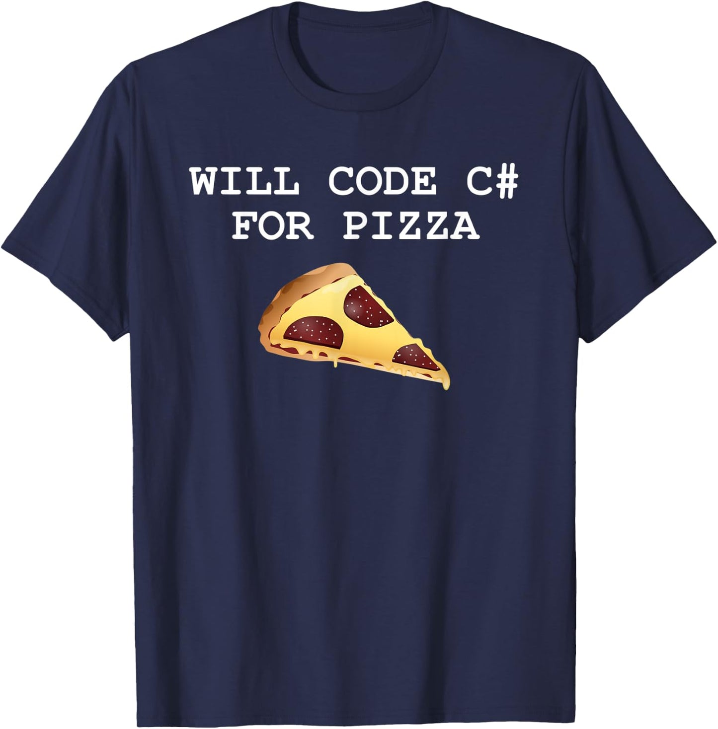 Funny C# Programming Joke Programmer C# Developer CS T-Shirt - T-Shirt | Navy