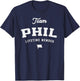 Team Phil Lifetime Member Funny Name Phil T-Shirt - T-Shirt | Navy