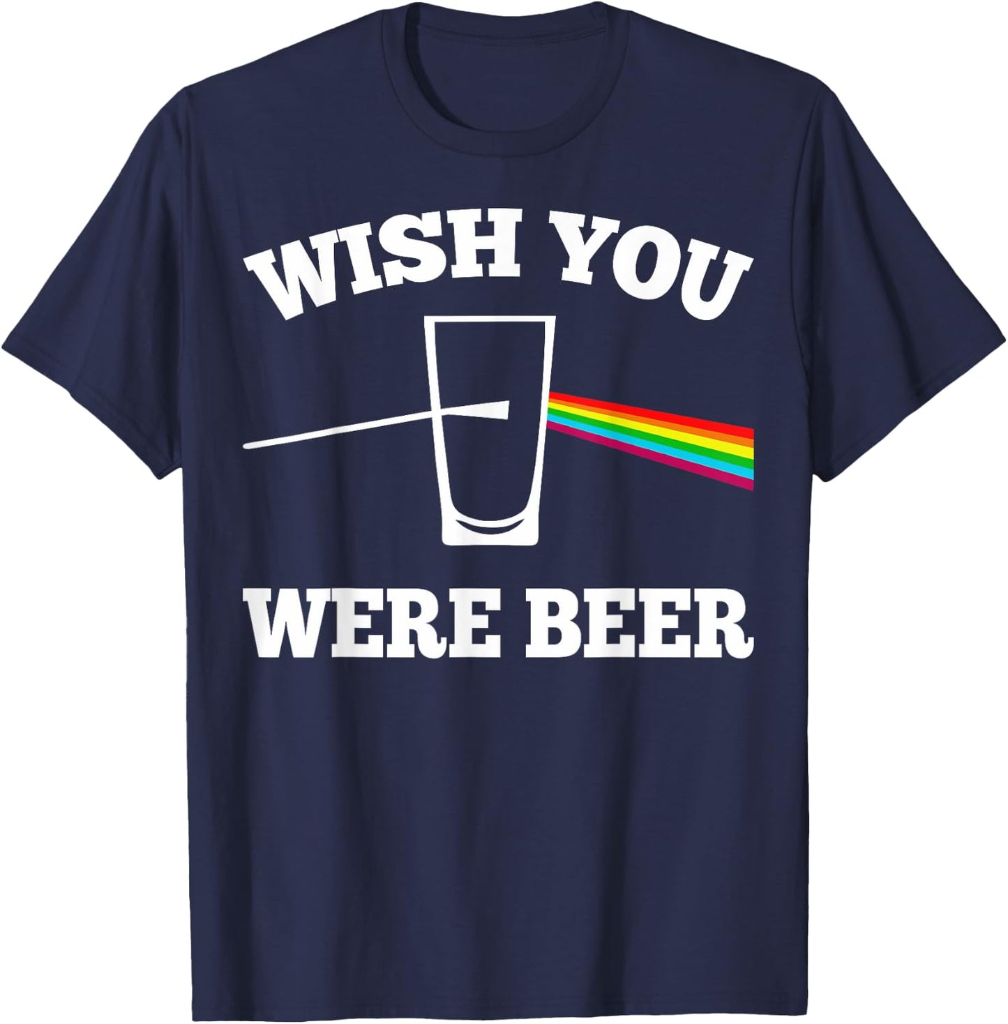 Wish You Were Beer T-Shirt - T-Shirt | Navy