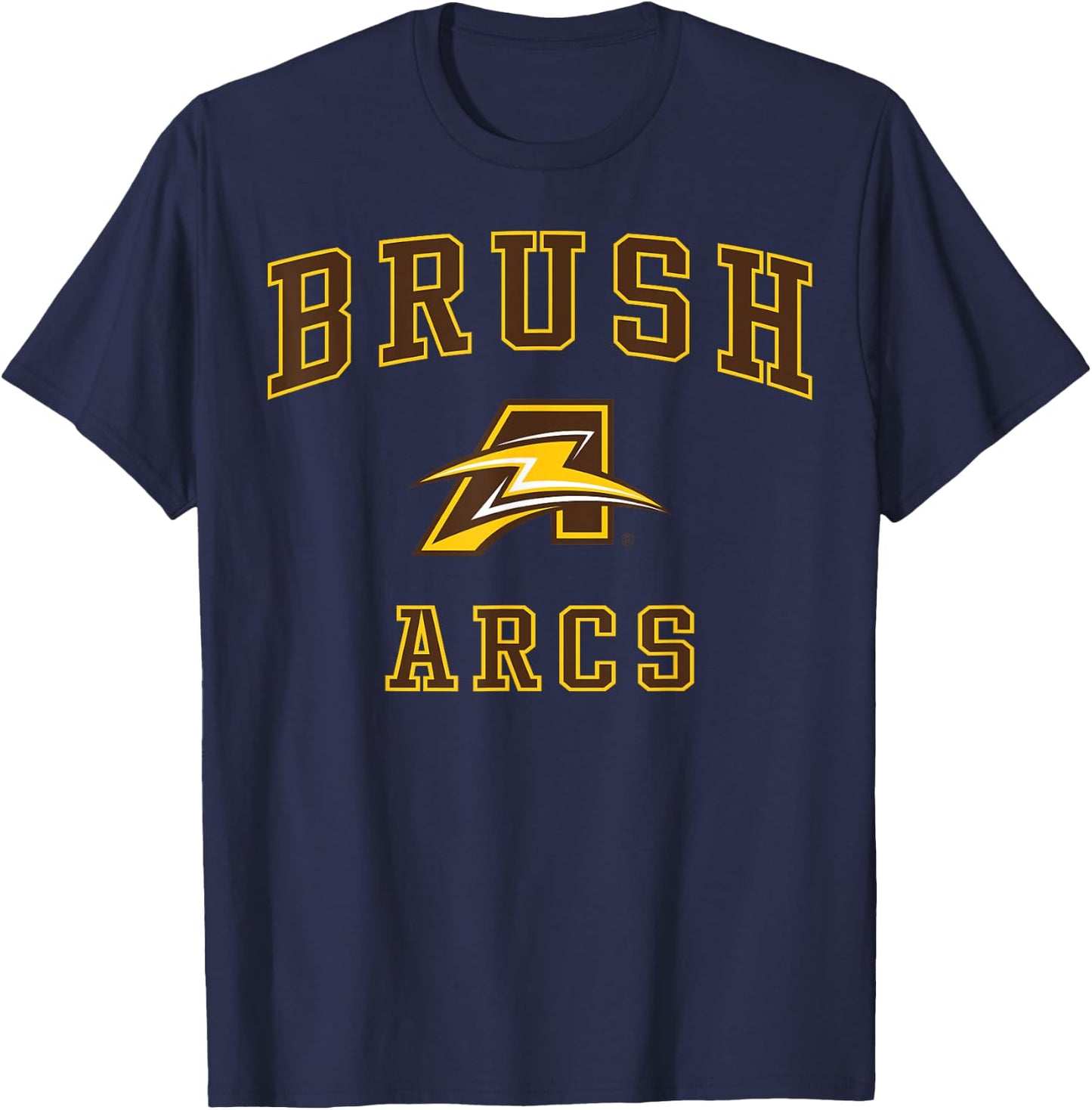 Charles F Brush High School Arcs T-Shirt - T-Shirt | Navy